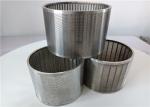 0.35mm Slot Height 100mm Johnson Wire Screen , Vee Wire Screen SS 316