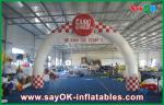 Custom Inflatable Arch Red / White PVC Inflatable Arch With Printing Logo For