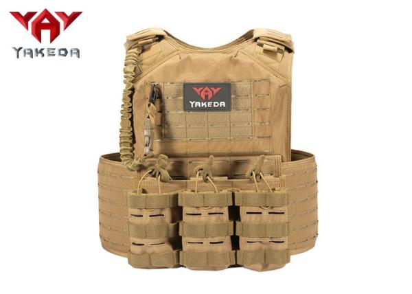 Laser Cutting Army Military Tactical Vest , Swat Combat Training Ballistic