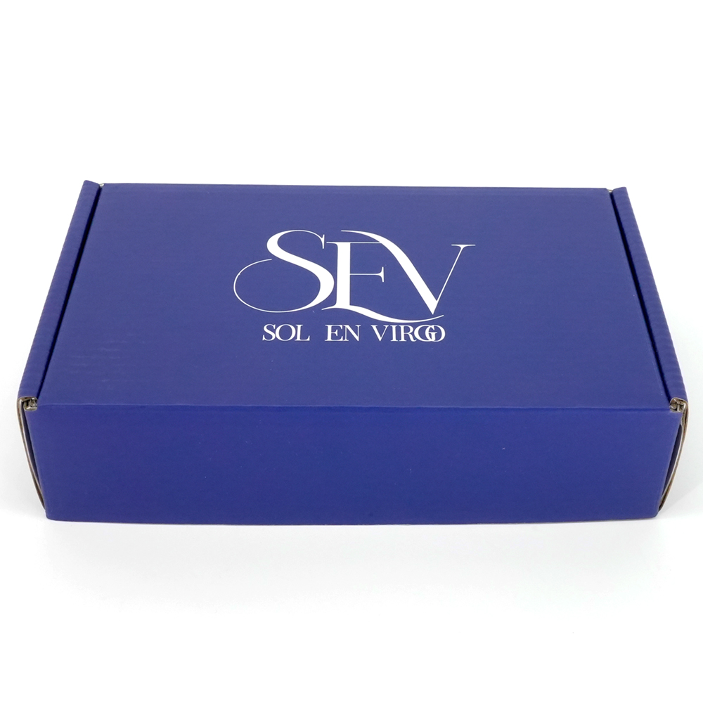 Colorful Luxury White Corrugated Express Mailer Paper Packaging Box For Dress