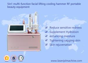 Wholesale 5 In 1 RF Portable Beauty Equipment Facial Lifting / Skin Tightening Pink Color from china suppliers