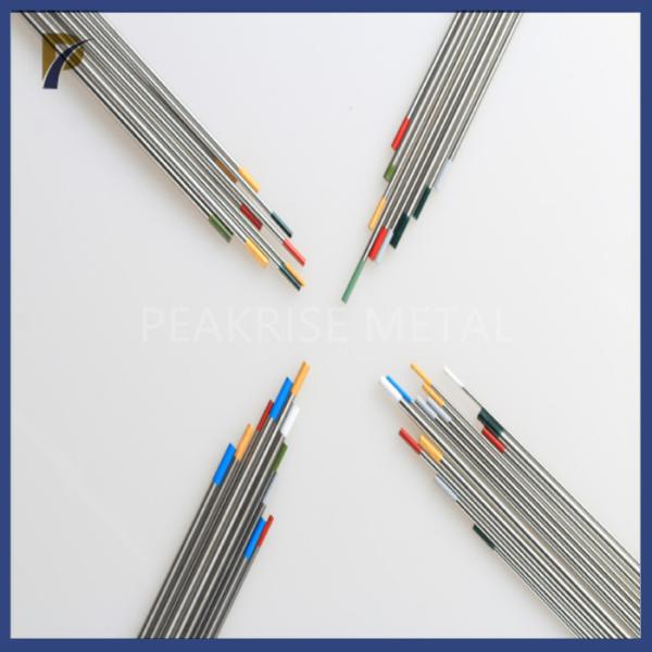 Polished TIG Welding Tungsten Electrodes Rod 0.5~25mm Diameter Green Tungsten