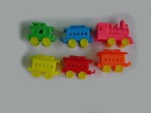 Wholesale Colorful Train Plastic Birthday Cake Candle Holders Sets Customized Free Sample from china suppliers
