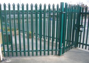 Wholesale Galvanized Euro W Pale 70mm Steel Palisade Fencing 1.8*2.75m For Residential from china suppliers