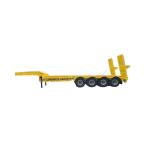 3 4 Axles 60 Tons 80 Ton Gooseneck Excavator Transport Low Bed Semi Truck