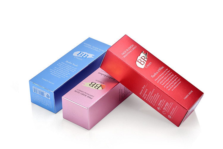 Gloss Custom Cosmetic Packaging Boxes Carton Display Die Cut Shaped