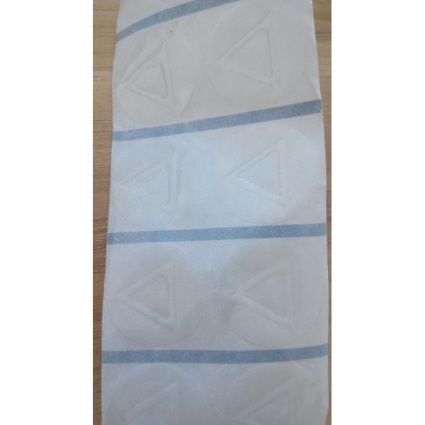 Custom Blind Man Tactile Warning Label Shrink Sleeve Labels With Roll For Bottle