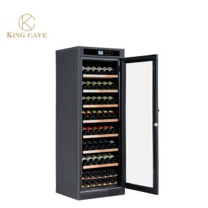 Wholesale LED Light Wooden Rack Freestanding Wine Cooler Cabinet Low Noise High Capacity from china suppliers