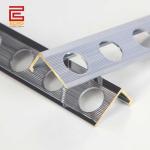 Straight Brass Profile 2.7m Brass Tile Edge Trim Strips For Bathroom
