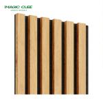Fr MDF Face Material Contemporary Design Akupanel Slatted Acoustic Wood Veneer