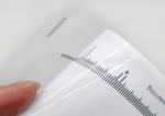 Plastic Transparent Tattoo Eyebrow Ruler Sticker Microblading Design