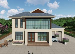 Wholesale Prefabricated Light Gauge Steel Truss 300 Sq Meter Luxury Villa Built with Aus Standards from china suppliers