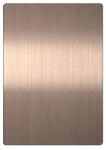 304 430 No4 bronze colored stainless steel sheet 1219*2438mm with PVC coating