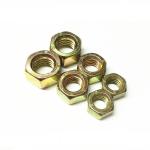 DIN 4035 M8 Grade 4 Yellow Zinc Hex Jam Nuts ISO4035
