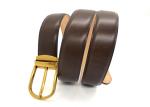 100% Genuine Cow Leather Men Dress Belts With Pin Buckle Handmade