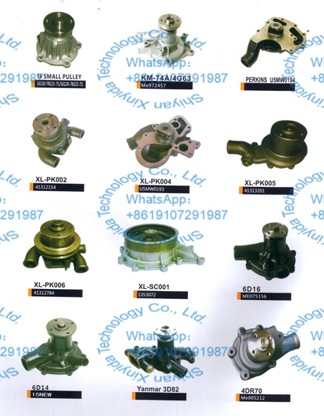Cummins Automotive Water Pumps 5579023 5528405 5346204 6CT8.3 L8.9 Engines Parts