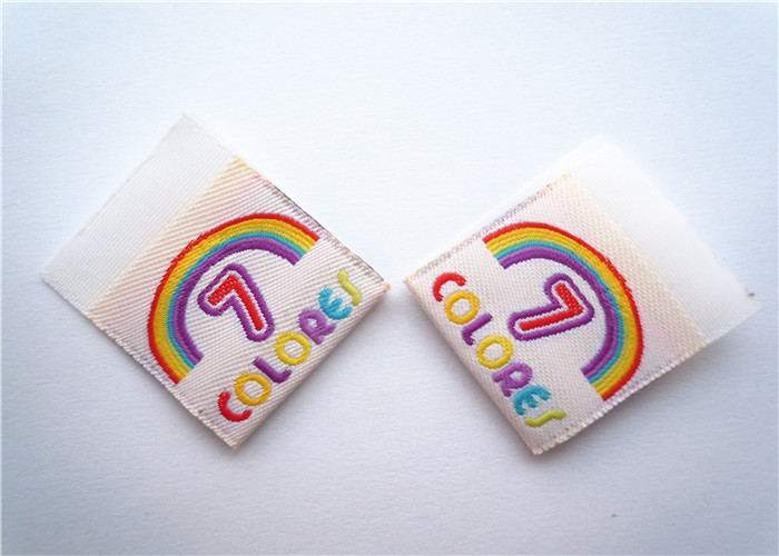custom apparel accessories Clothing Label Tags garment clothing pink woven lables