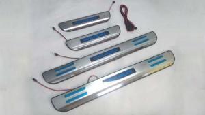 304 SS Door Sill Protector With LED Lights For Mitsubishi Outlander 2013