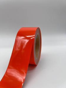 Wholesale Red Heat Transfer Reflective Stripe 5cm Width For Fashion Wear, Sports Wear from china suppliers