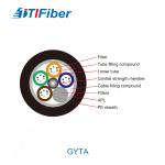 Single Mode Armoured Communication Gyta Gyts Fiber Optic Cable 2 - 288 Cores