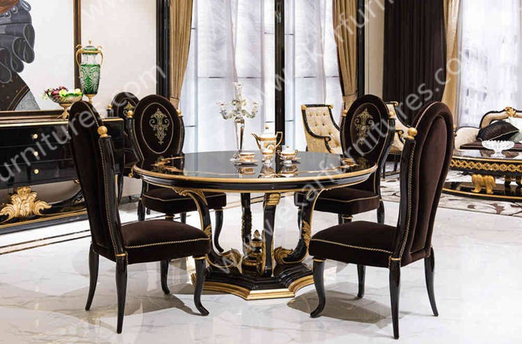 Alibaba wholesale Italy antique dining room wood design dining chairs TV-009