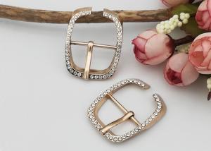 Wholesale Simple Structure Decorative Shoe Buckles Corrosion Resistance Gold Color from china suppliers