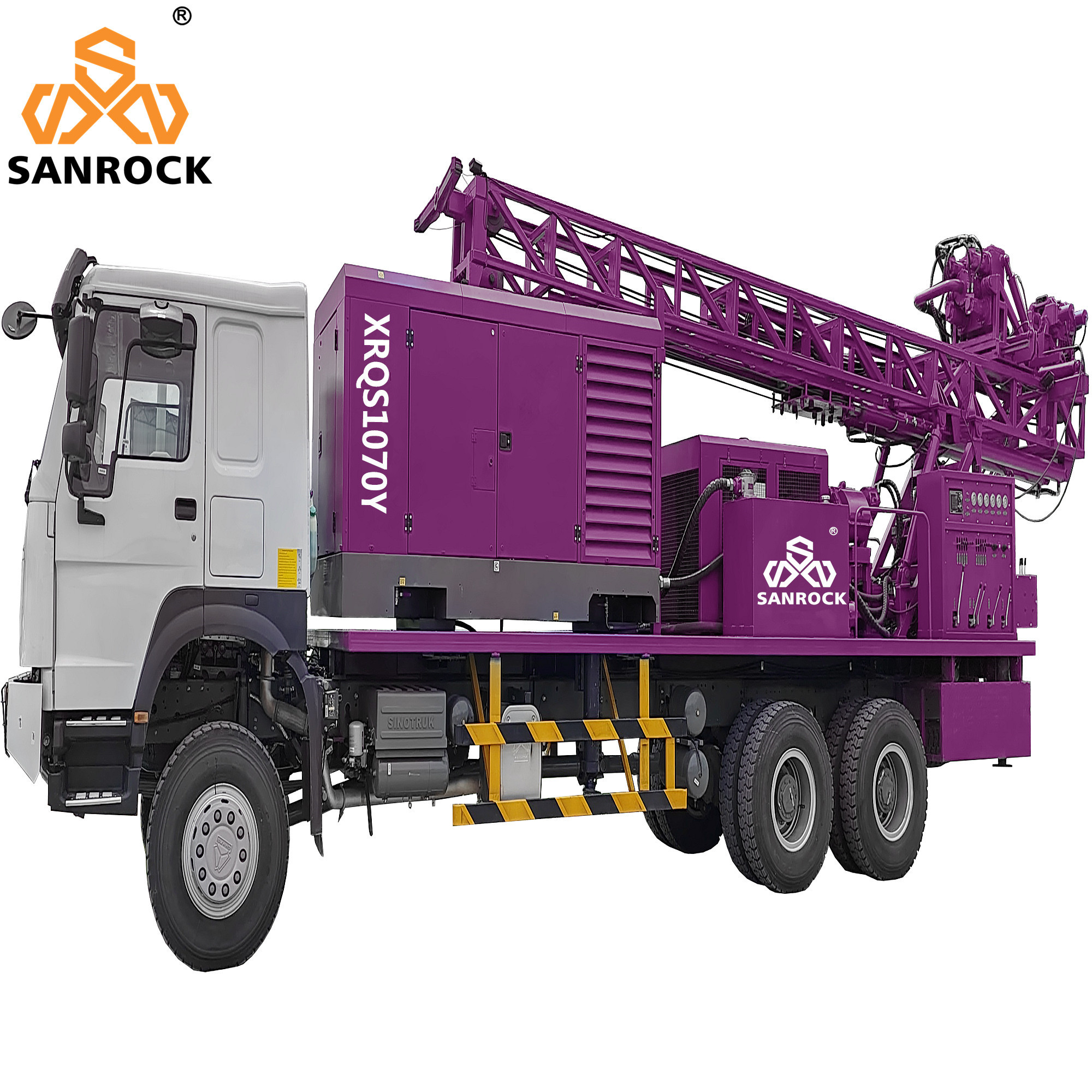 Water Well Drilling Equipment Hydraulic Bore hole 500m Truck Mounted Water Well Drilling Rig