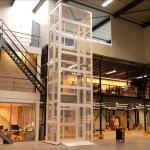 4 Post Cage Lift 3000kg Hydraulic Goods Elevator Fully Caged Cargo Elevator