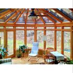 Heat Insulating Full Glass Sunroom Terrace Customized Size Ultraviolet