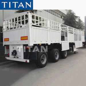 Wholesale High Side Boards Utility Trailer Transport Fence Cargo Semi Trailer from china suppliers