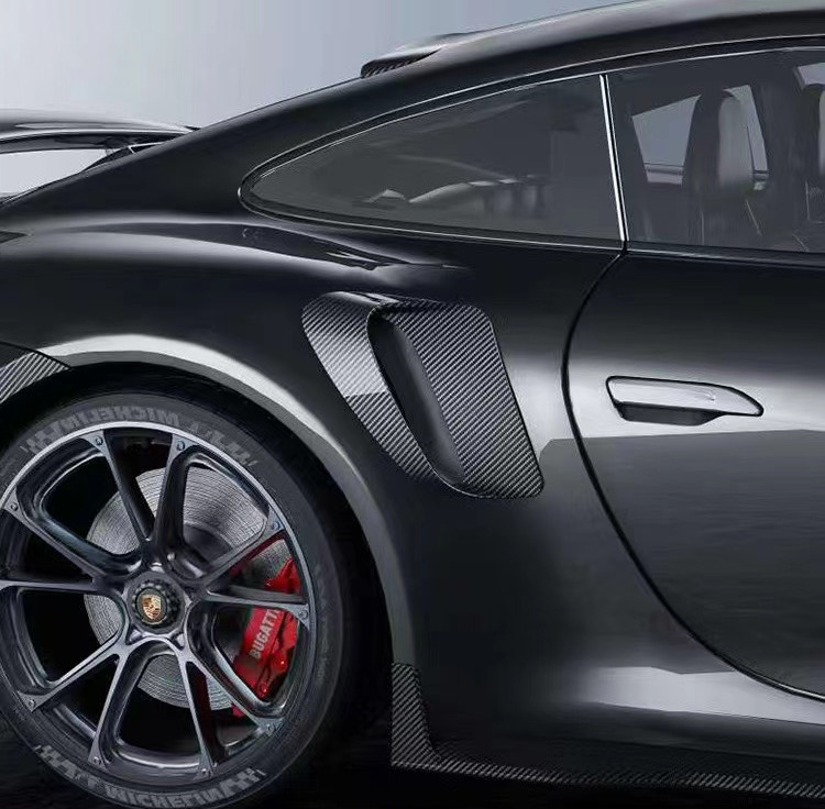 For Porsche 992 Turbo Carbon Fiber Side air Intake 992 Turbo Carbon Fiber Side Air Intake