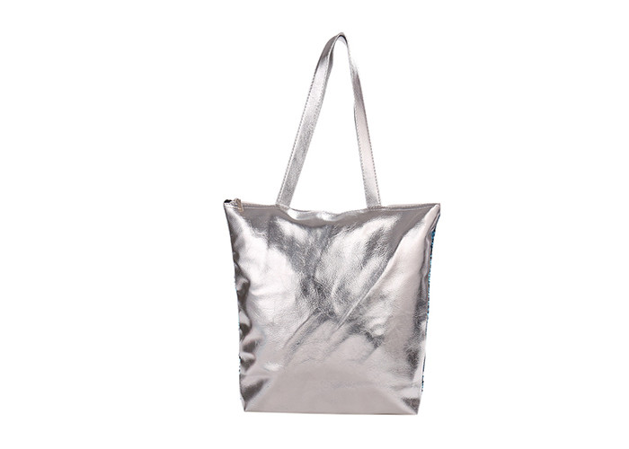 Fashion magic shifting color unilateral sequins ladies shoulder bag shopping bag