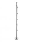 Stable Stainless Steel Railing Balusters Stainless Steel Wire Railing ISO 9001