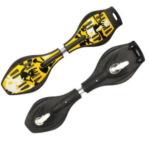 Wholesale YOBANG wholesale OEM yellow plastic waveboard caster board skateboard kids gift from china suppliers
