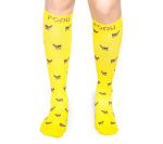 Yellow Youth Sports compression socks yoga Knee High Socks Ultra Running