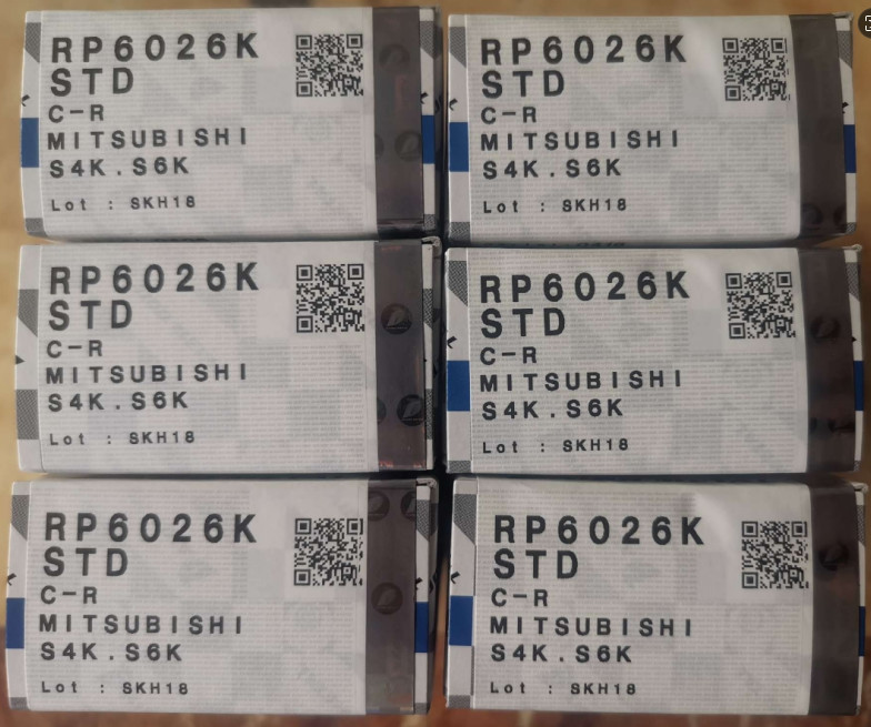 TAIHO Load Capacity Engine Bearings in Carton of 34 Nos. 6D125 bearing M411H R411H 6D155 NDC bearing MS-1127GP CB-1127GP