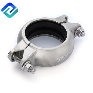 Wholesale Stainless Steel SS304 Grooved Couplings Mechanical High Pressure Dn10 450psi from china suppliers