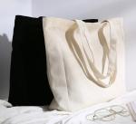 Reusable Grocery Shopper Bag Foldable Shopping Cotton Canvas Tote Bags