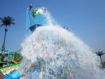 Outdoor Water Games Playground Water Park , Big Water House For 100 Riders OEM
