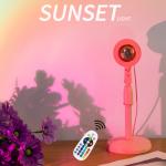 USB Charging 180 Degree Rotation Sunset Rainbow Lamp