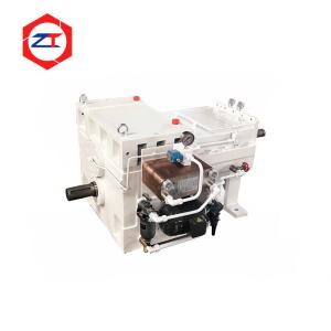 Wholesale Cast Iron Twin Screw Extruder Elements / Extruder Machine Price High Speed Gear Box Plastic Recycling Extruder from china suppliers