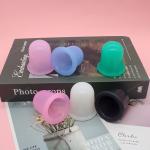 4 Pcs different size High Quality Silicone Cupping Cups Vacuum Cupping Massage