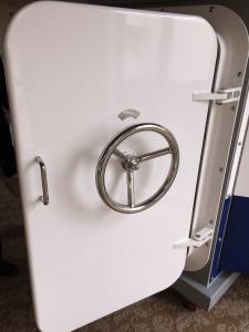 Wholesale Marine Welded Watertight Steel Doors Ship Hatches Customized With Coating from china suppliers