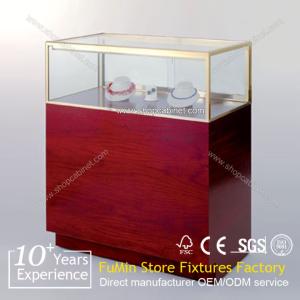 Wholesale glass jewelry and watch display Cabinet from china suppliers