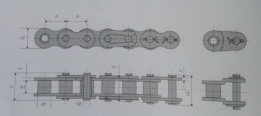 Stainless Steel  Simplex Roller(ss) Chains 60SS