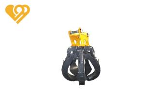 Wholesale High Quality 5-Tine Orange Undercarriage Spareparts Grapple Bucket from china suppliers