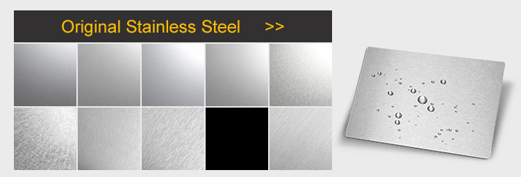 Sandblasted Decorative Stainless Steel Sheet 304 430 Customizable Color