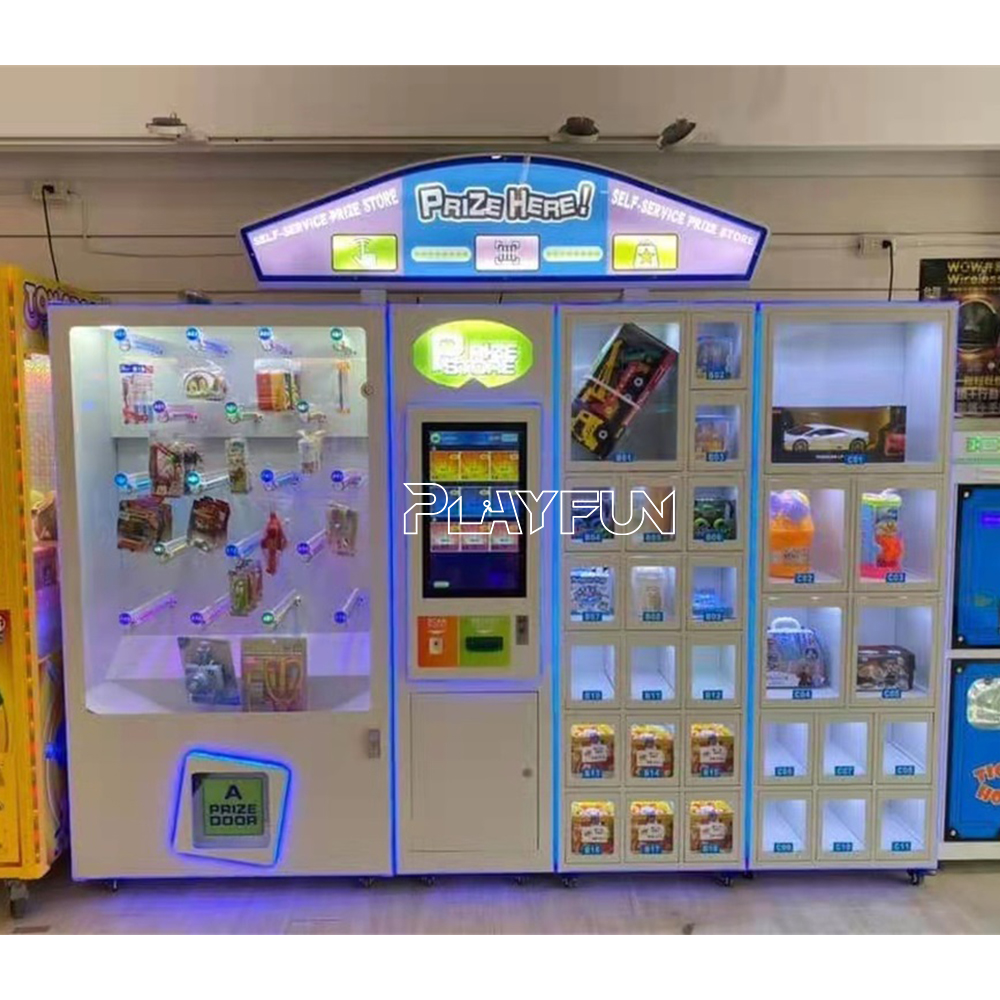 Playfun Hot Sale Shopping Center Coin Operated Arcade Toy Prize Hut Store Vending Ticket Radeem Redemption Game Machine
