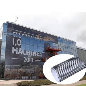 Wholesale Printable 40% Transparency One Way Vision Perforated Vinyl Sticker For Window Advertising from china suppliers
