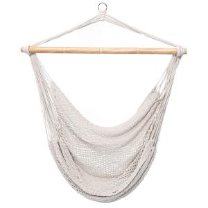 Wholesale High Capacity Camping Hanging Chair Outdoor White Rope Hammock Chair With Stand from china suppliers